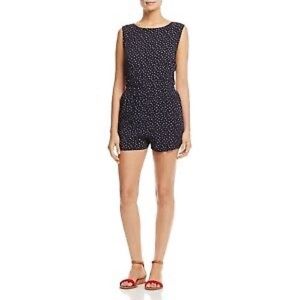 Cupcakes and Cashmere Navy Romper